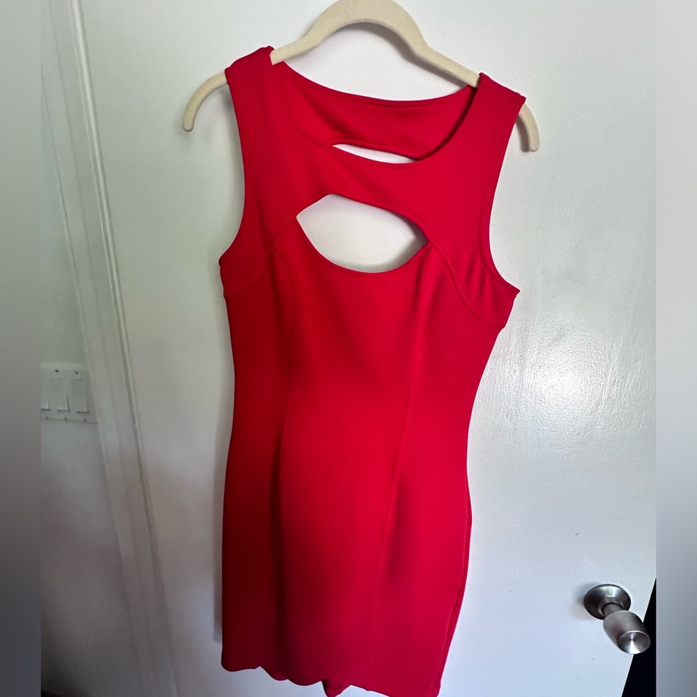 Guess Red Tight fitting dress - Size 6